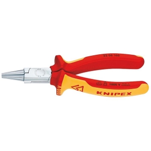 Knipex 22 06 160 Pliers Round Nose chrome-plated 160mm VDE
